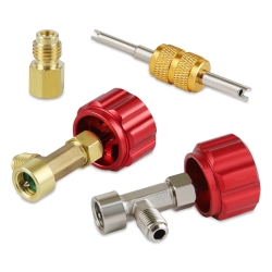 Lichamp R134a Can Tap, Automotive R 134a Self Sealing Can Tap and Puncture AC Freon Can 134a Adapter Fittings, TA02