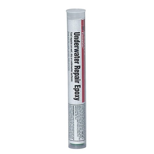 Loctite Fixmaster 235487 4 oz green-and-white underwater repair epoxy stick with 30 min cure time