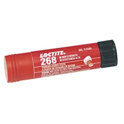 Loctite 268 high-strength red threadlocker solid stick, 9 g, for ¼″–¾″ threads